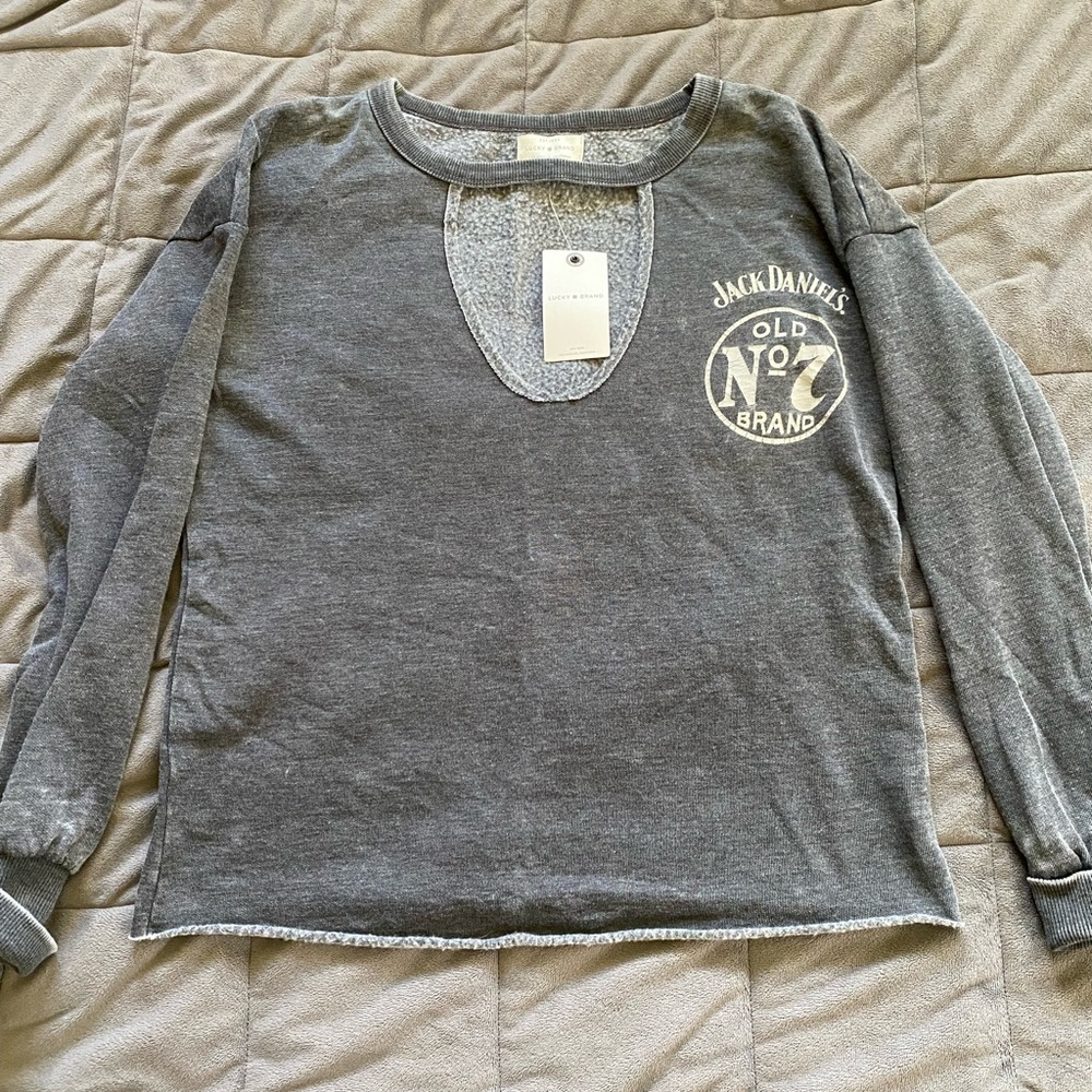 Lucky Brand Gray Sweatshirt